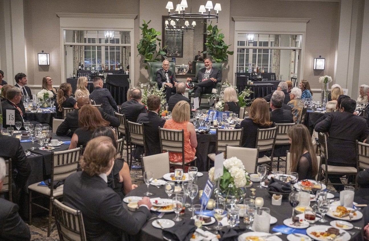 A packed ballroom at the 2026 St. Mary’s Celebration of Courageous Leaders Gala. (Photo Credit: Wingate Downs)