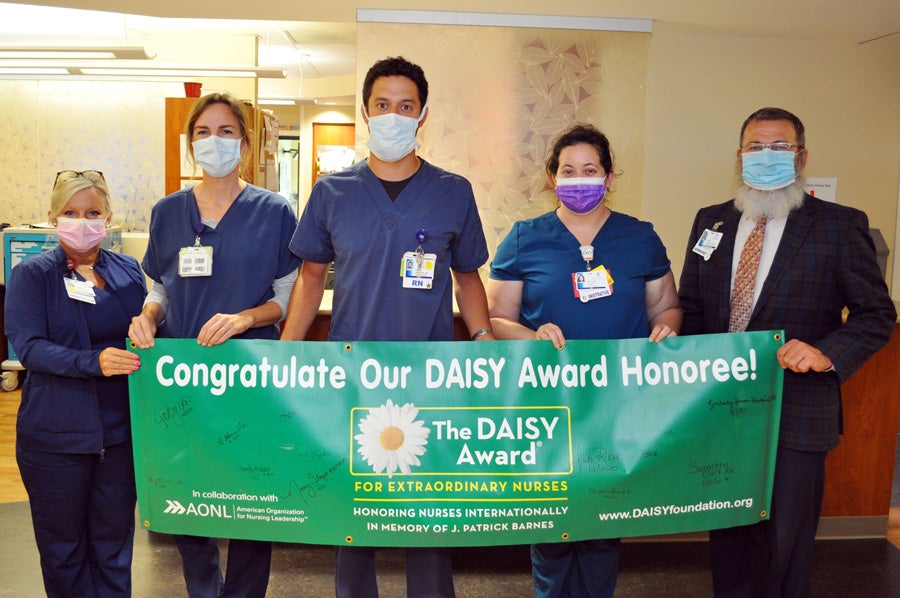 david with daisy award banner