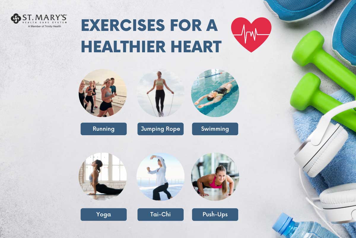 Top 3 Exercises for Better Heart Health St. Mary s Health Care System