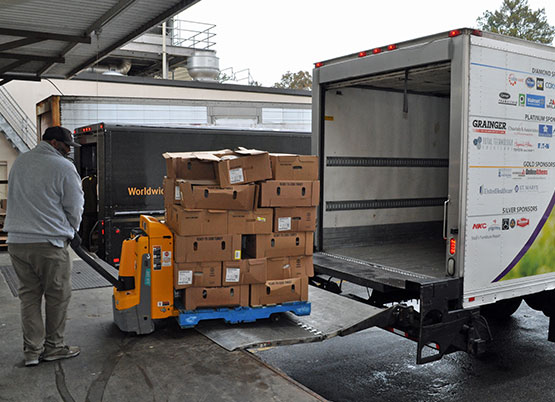 guy loading truck