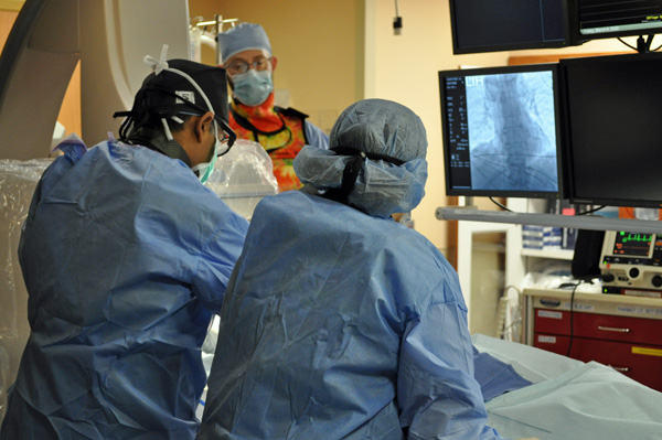 dr shah operating with pacemaker