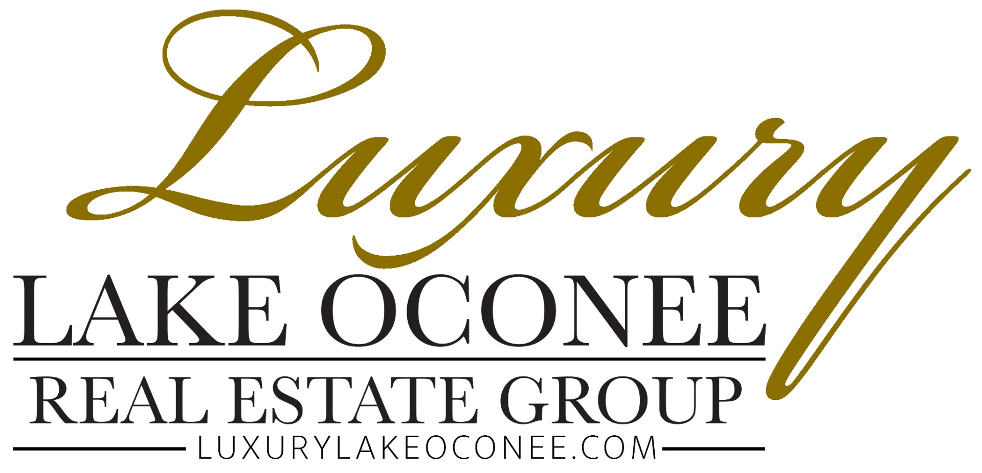 Luxury lake oconee real estate group logo