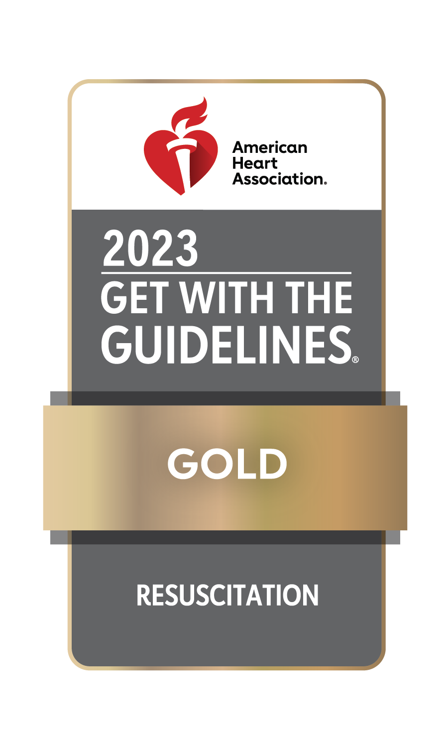 AHA Resuscitation gold Award