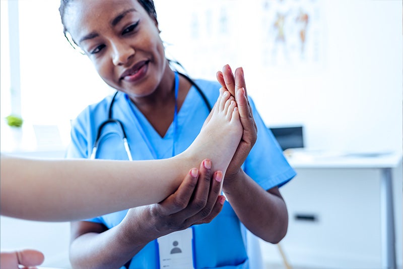 What if I develop foot wounds that won’t heal?